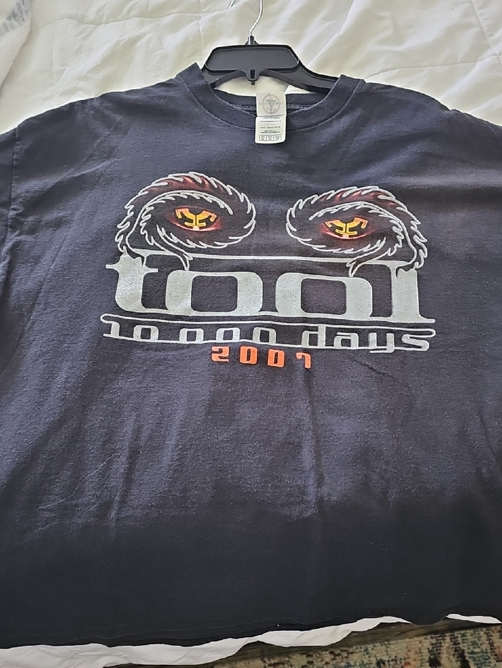 Tool 10,000 Days  Tour 2007 Graphic Tee Excellent Condition.